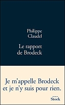 Couverture de « Le rapport de Brodeck » par Ph. CLaudel. Cliquez pour l'agrandir.